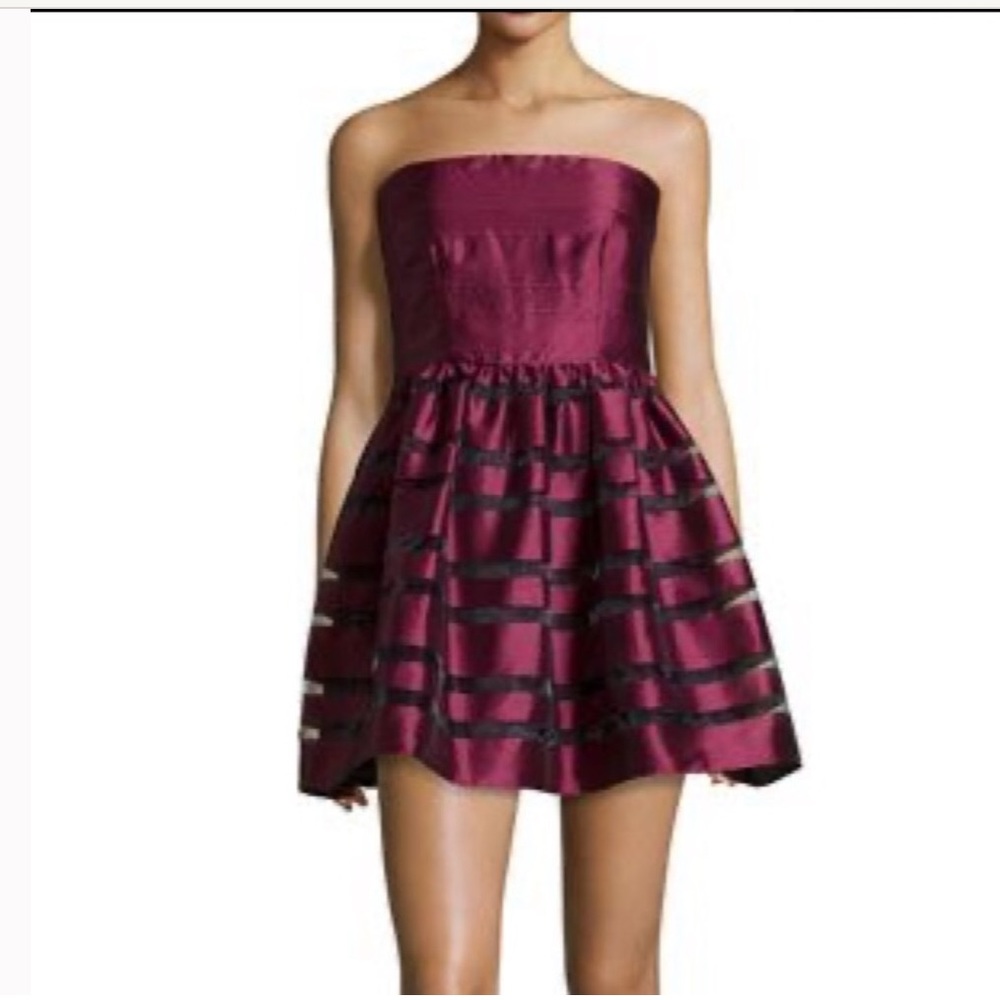 Aidan Mattox Strapless Dress, EUC